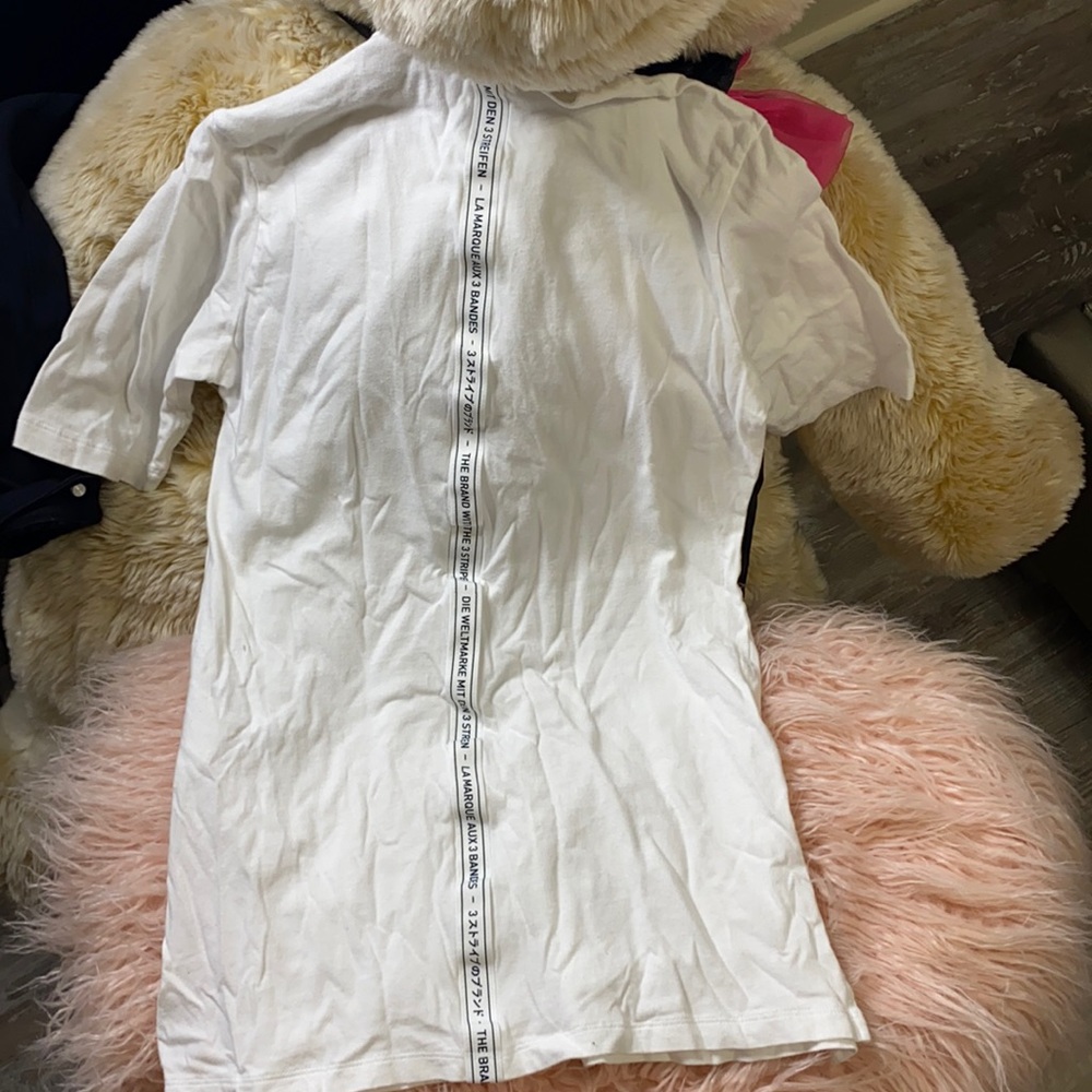 High neck short sleeve adidas shirt